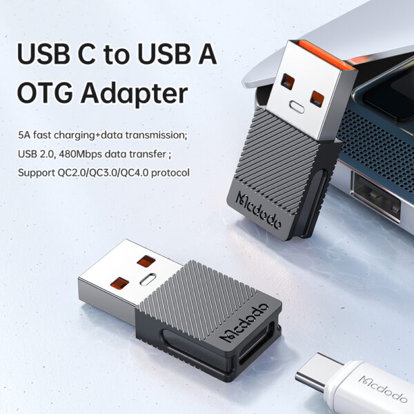 Type-C 5A zu USB-A 2.0 Konverter – Mcdodo OT-6970