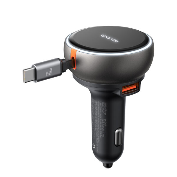80W Kfz-Ladegerät mit integriertem USB-C-Kabel - Mcdodo CC-4850