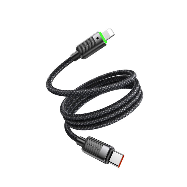 USB-C auf Lightning Magnetisches Schnellladekabel mit grünem Licht – Mcdodo CA-2010