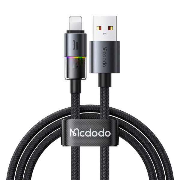 USB-A zu Lightning RGB Kabel mit 7 Farben & 3A – Mcdodo CA-817 | Techmann