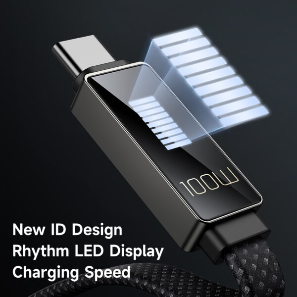 USB-C-Ladekabel mit Rhythmus-LED-Anzeige, 100W, 1,2 m – Mcdodo CA-4980