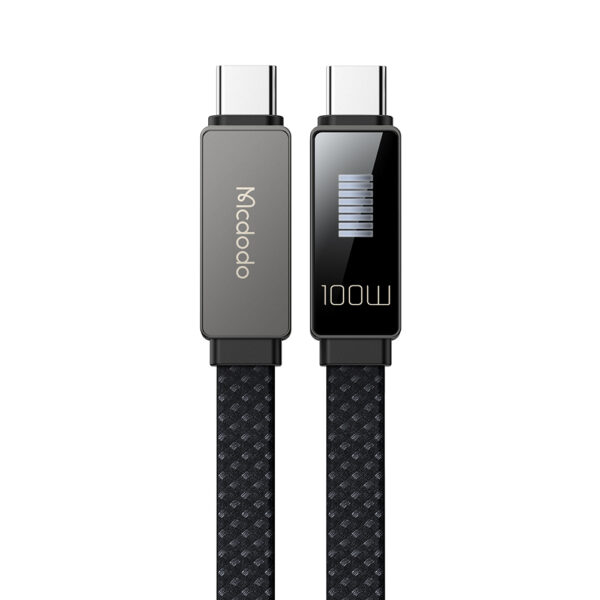 USB-C zu USB-C Ladekabel mit LED-Anzeige, 100W, 1.2m, 5A – Mcdodo Modell CA-4470