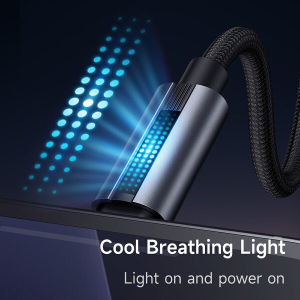 USB-A to USB-C Charging Cable with Breathing Light – Mcdodo CA-5180