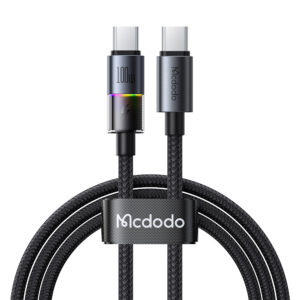 USB-C zu USB-C RGB Kabel 100W – Mcdodo CA-8200 mit E-Marker Chip | Techmann