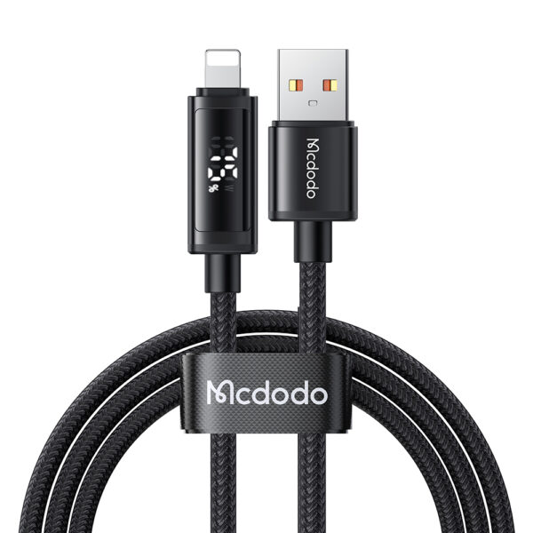 3A A TO L Cable with Dual LED Display