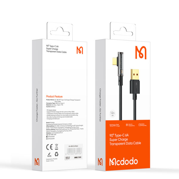 Ladekabel USB-A auf Type-C 1,2 M, Mcdodo CA-3380