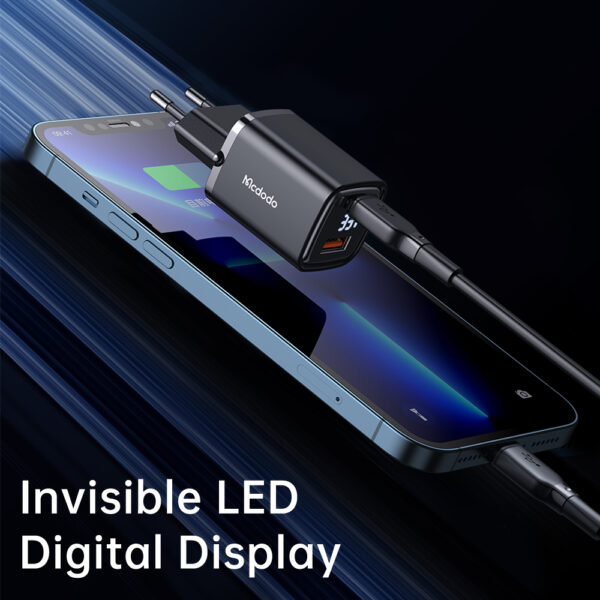 33W Digitales Schnellladegerät mit Dual-Port – Mcdodo CH-1701