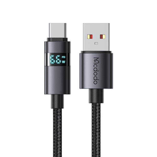 USB-A-zu-USB-C-Kabel mit horizontalem LED-Display, 6A Schnellladung, Mcdodo CA-6520