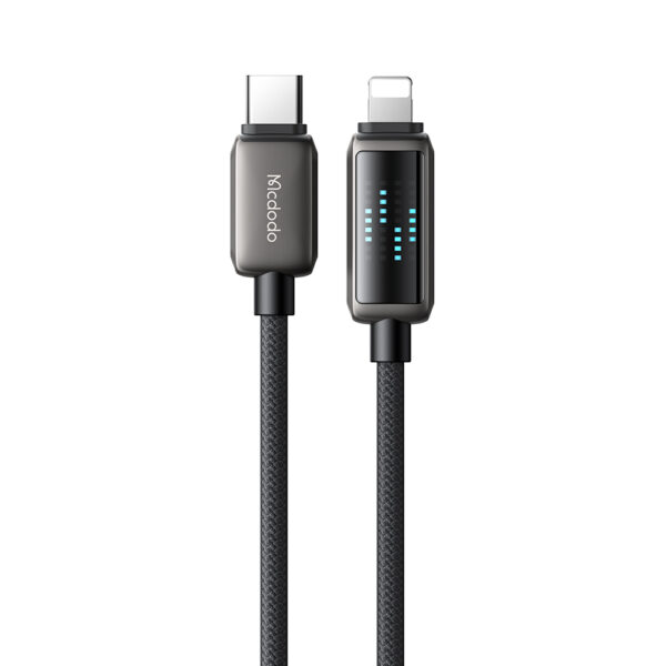 USB-C-zu-Lightning-Ladekabel mit Eisblaulicht, 36 W Leistung, 1,2 m Länge – Mcdodo CA-2630
