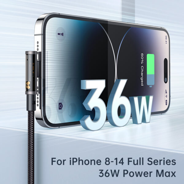 90° USB-C auf Lightning Schnellladekabel 1.2 M – Mcdodo CA-3390