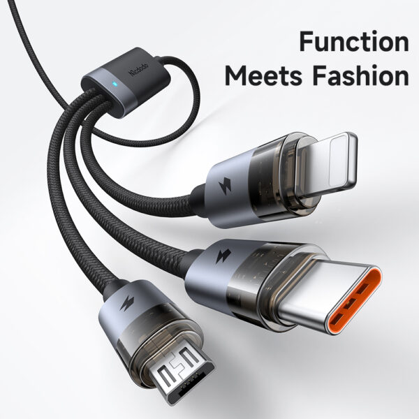 6-in-1 Kabel 100W mit Ladeanzeige – Modell CA-7260 – Mcdodo