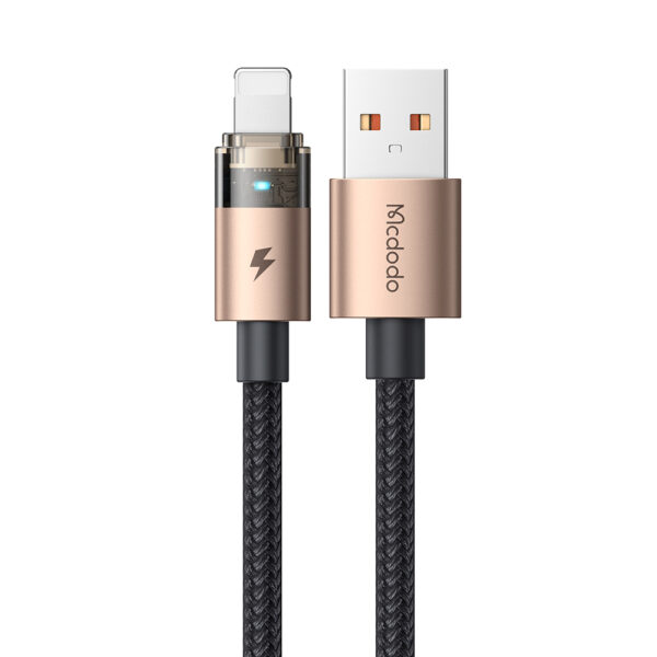 USB-A zu Lightning 3A Ladekabel mit LED-Licht – Mcdodo CA-691