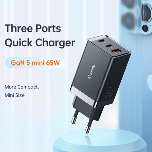 GaN Mini Schnellladegerät 70W, 3-Port , Mcdodo CH-1541