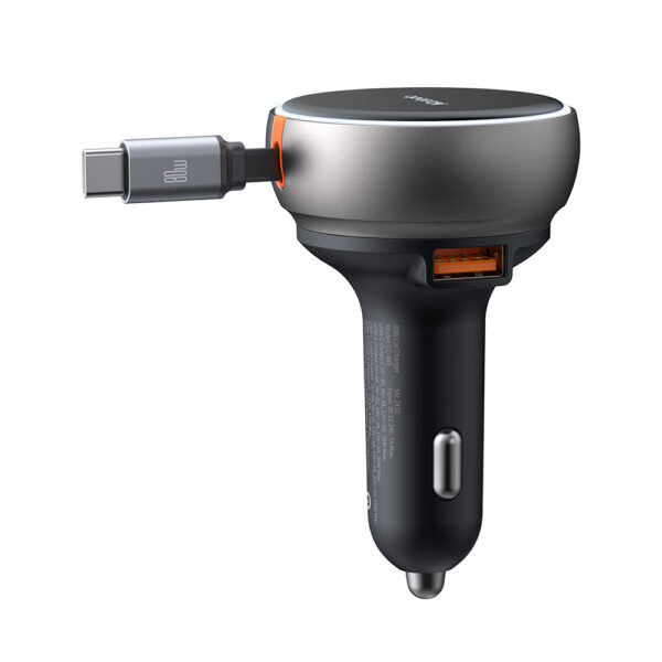 80W Kfz-Ladegerät mit integriertem USB-C-Kabel - Mcdodo CC-4850