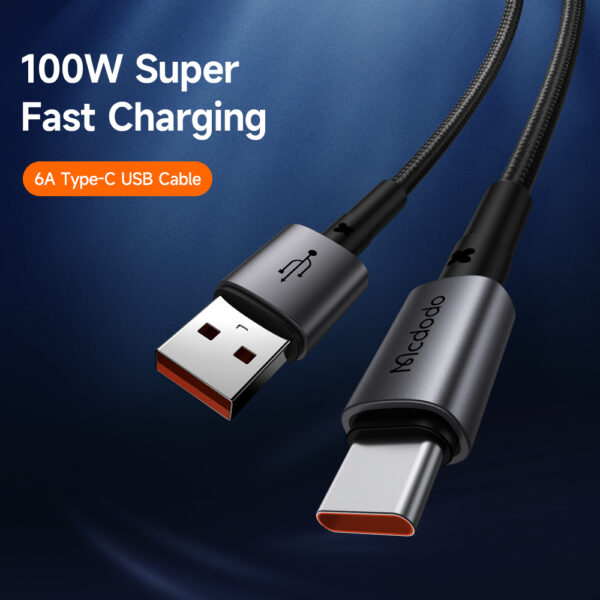 USB-A auf USB-C Schnellladekabel 100W – 1.8m – Mcdodo CA-3591