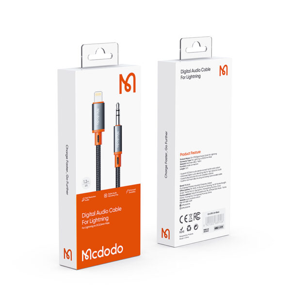 Audio-Kabel Lightning zu 3.5mm 1.2m – Mcdodo CA-0780