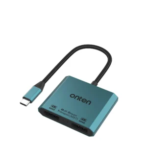 USB-C zu Dual DisplayPort Adapter 4K@60Hz Unterstützung – Onten OTN-UC915