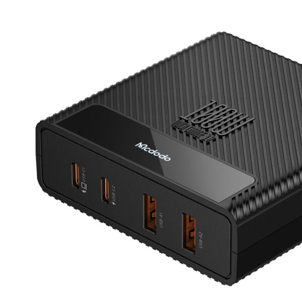 100W GaN Schnellladegerät mit 4 Anschlüssen – Mcdodo CH-1802