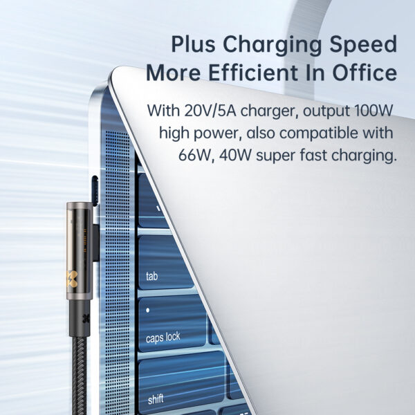 USB-C auf USB-C Schnellladekabel mit 90°-Design 1.2m – Mcdodo CA-3400