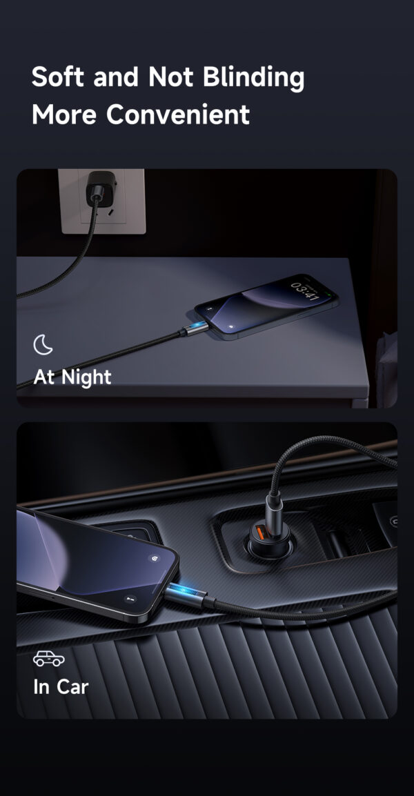 USB-A auf Lightning Ladekabel mit Atmungslicht – Mcdodo CA-5660