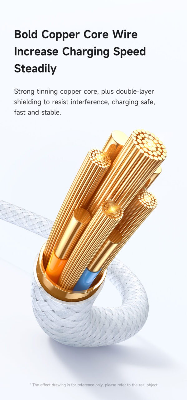 USB-A zu Lightning 3A Ladekabel mit LED-Licht – Mcdodo CA-691
