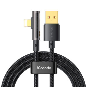 USB-A auf Lightning Schnellladekabel mit 90°-Winkel 1.2M – Mcdodo CA-3510