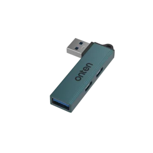 USB-Hub mit 3 Anschlüssen (2x USB-C + 1x USB 3.0) - Onten OTN-US52S