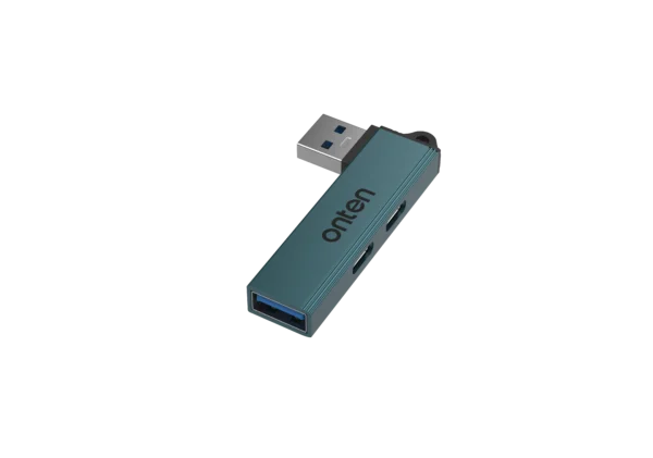 USB-Hub mit 3 Anschlüssen (2x USB-C + 1x USB 3.0) - Onten OTN-US52S