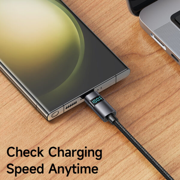 USB-A-zu-USB-C-Kabel mit horizontalem LED-Display, 6A Schnellladung, Mcdodo CA-6520