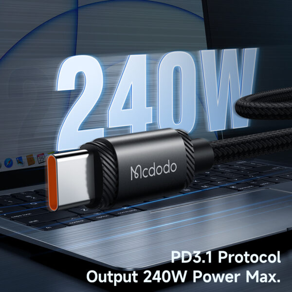 USB-C zu USB-C Ladekabel 2 Meter, 240W PD3.1 – Mcdodo CA-3681