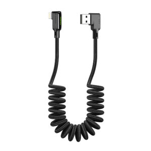 USB-A auf Lightning Spiral 1,8 m Datenkabel - CA-7300