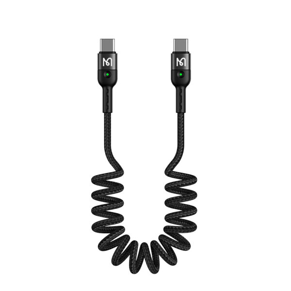 USB-C zu USB-C Spiralkabel 1,8m 60w – Mcdodo CA-7860