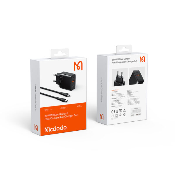 33W Schnellladegerät mit Dual-Port – Mcdodo CH-0921