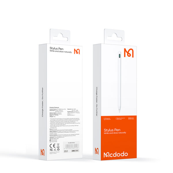 Digitaler Stylus-Stift mit Displayanzeige – für iPad – mit magnetischem Ladekabel – Mcdodo PN-8922