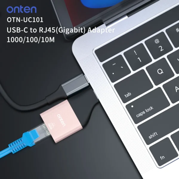 USB-C zu LAN Gigabit Adapter – Onten OTN-UC101
