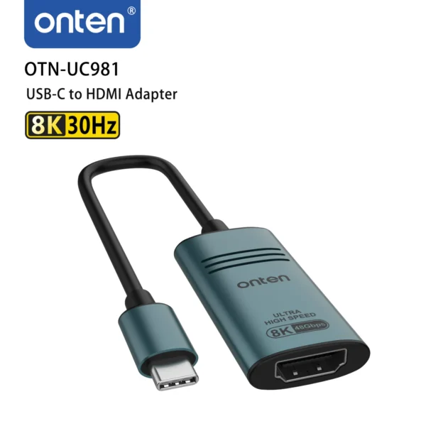 USB-C-zu-HDMI-Adapter 8K bei 60Hz -Onten OTN-UC981