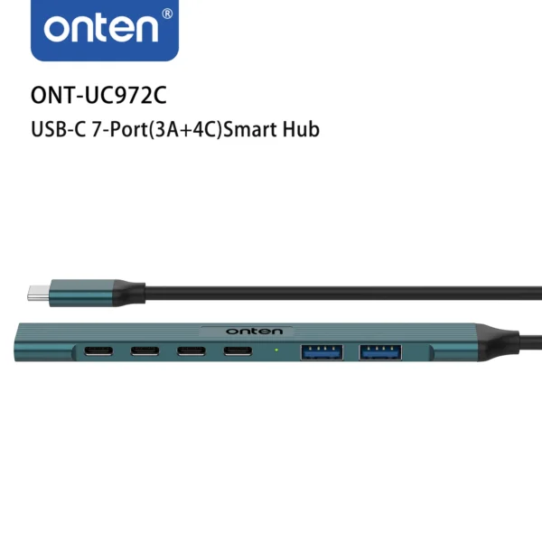 7-in-1 USB-C Smart Hub – Onten OTN-UC972C