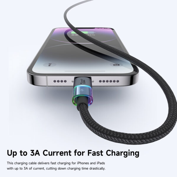 USB-A zu Lightning RGB Kabel mit 7 Farben & 3A – Mcdodo CA-8170 | Techmann