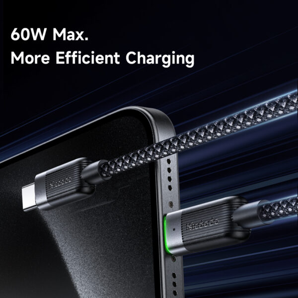 Mcdodo Ladekabel CA-2000 – USB-C zu USB-C, 60W, Selbstaufrollendes Magnetkabel
