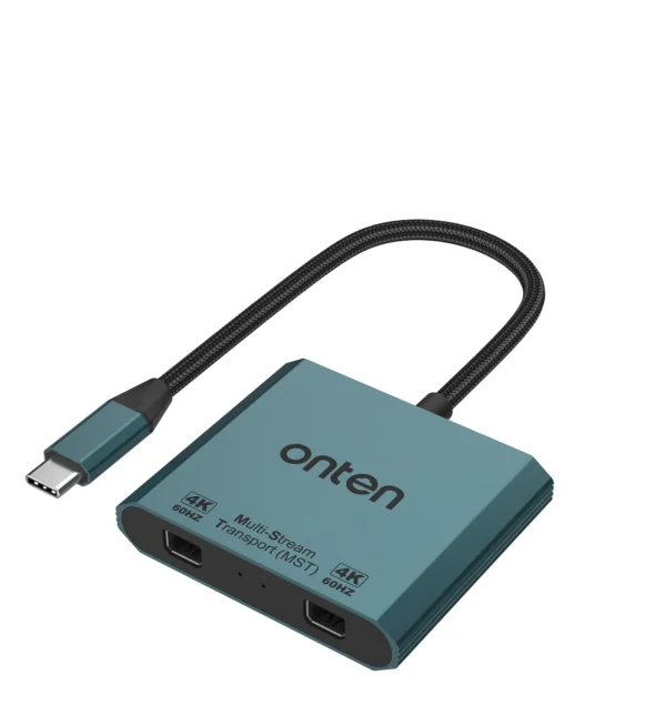 USB-C zu Dual Mini DisplayPort Adapter – Onten OTN-UC916