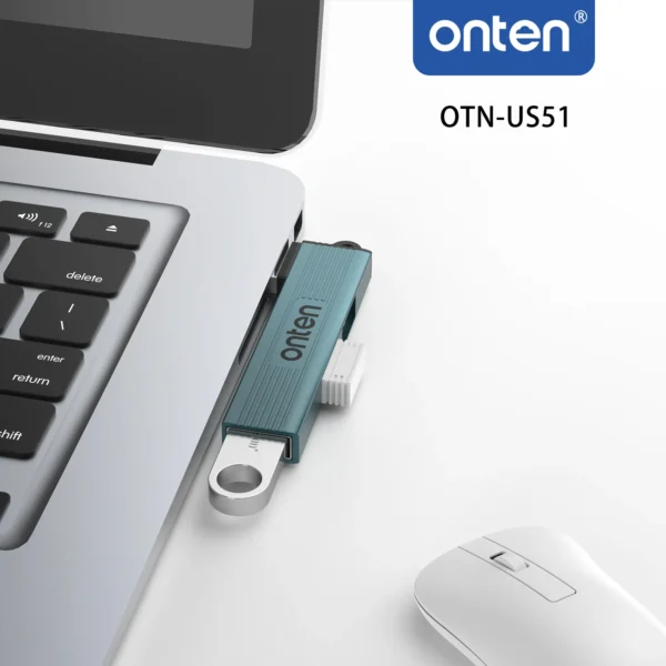 USB-Hub mit 3 Anschlüssen (1×USB 3.0 + 2×USB 2.0) – Onten OTN-US51