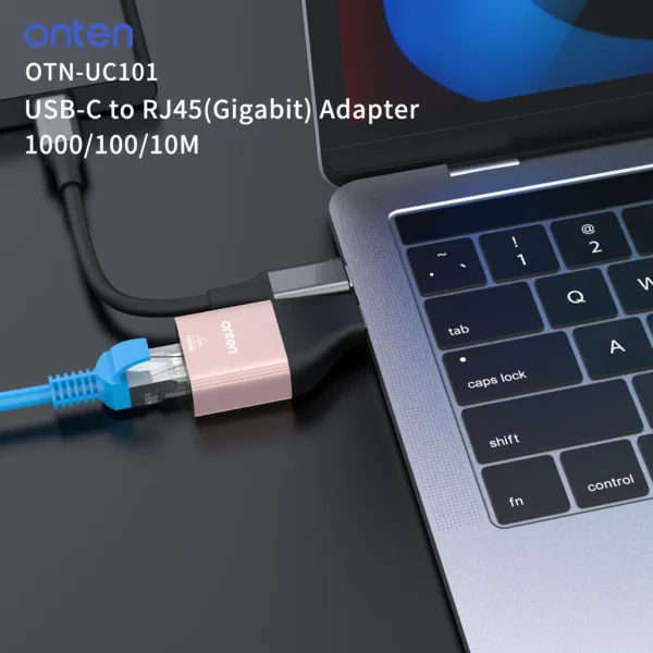 USB-C zu LAN Gigabit Adapter – Onten OTN-UC101