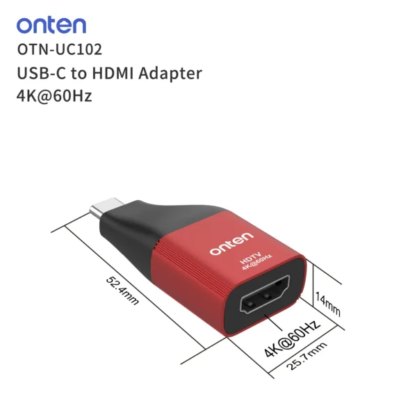 USB-C-zu-HDMI-Adapter – Onten OTN-UC102
