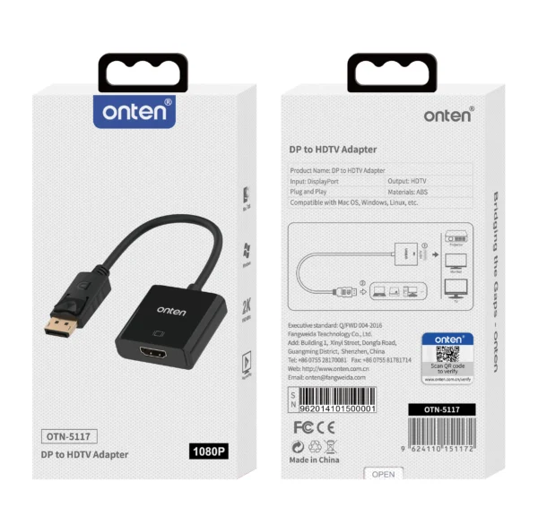 DisplayPort zu HDMI Adapter – Onten OTN-5117