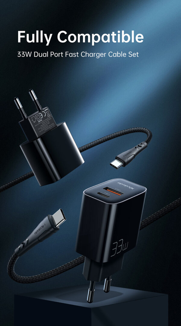 33W Schnellladegerät mit Dual-Port – Mcdodo CH-0921