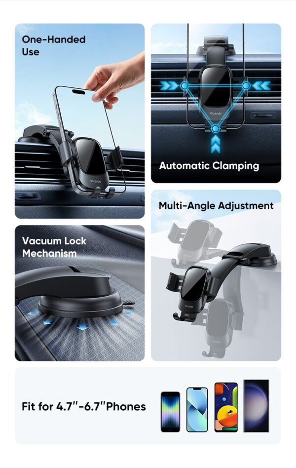 Auto-Handyhalterung – Für Armaturenbrett & Windschutzscheibe – Mcdodo CM-7220