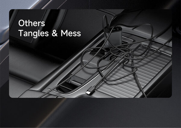 80W Kfz-Ladegerät mit integriertem USB-C-Kabel - Mcdodo CC-4850