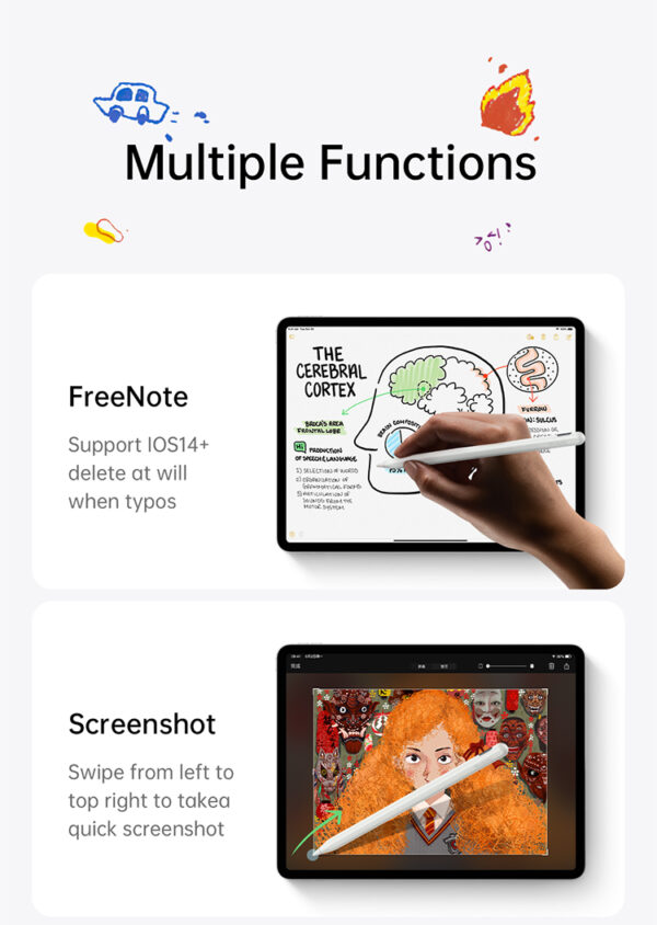 Digitaler Stylus-Stift mit Displayanzeige – für iPad – mit magnetischem Ladekabel – Mcdodo PN-8922
