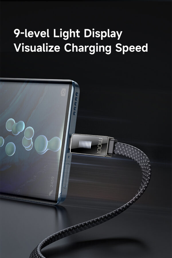 USB-C-Ladekabel mit Rhythmus-LED-Anzeige, 100W, 1,2 m – Mcdodo CA-4980