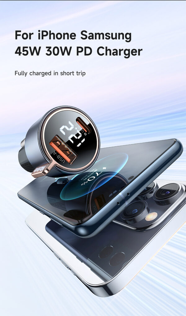 75W Digitaler Auto-Ladegerät mit Display – Mcdodo CC-3690